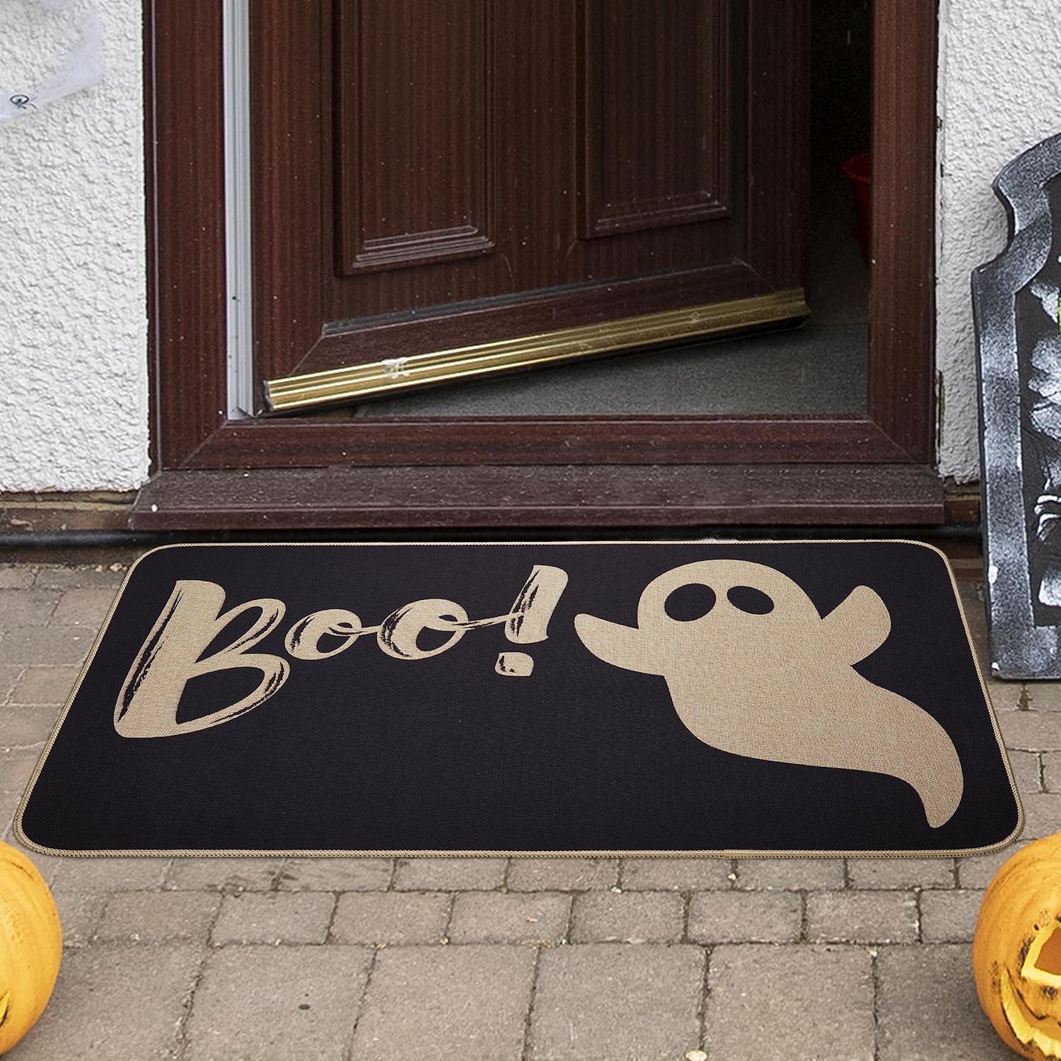 JOYIN 30” x 17” Halloween Boo Ghost Doormat, Halloween