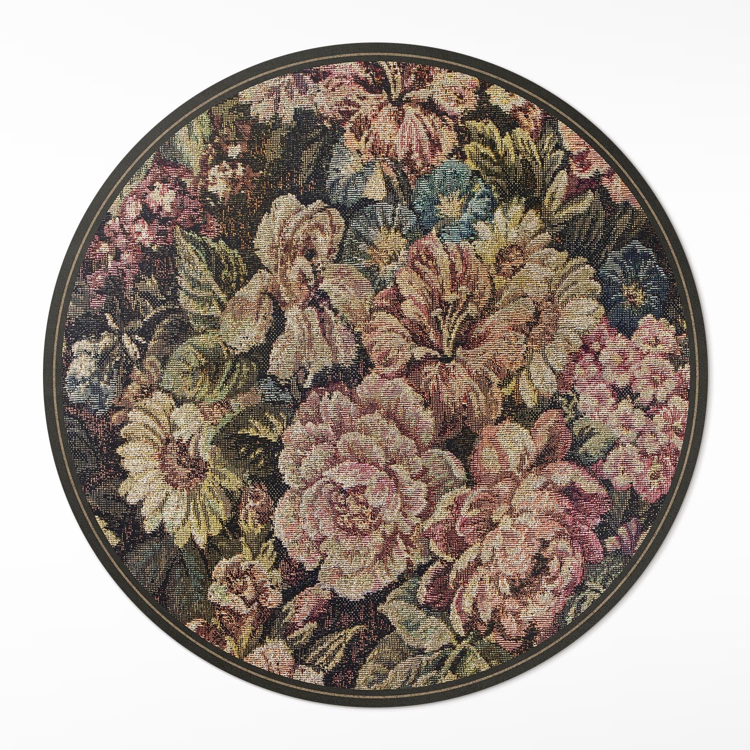 Tapis vinyle ø60 cm entretien facile pour protéger le sol de la cuisine