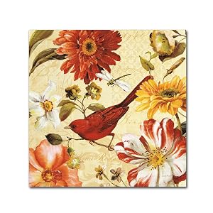 Trademark Fine Art Rainbow Garden Spice III Wall Decor by Lisa Audit 35 x 35