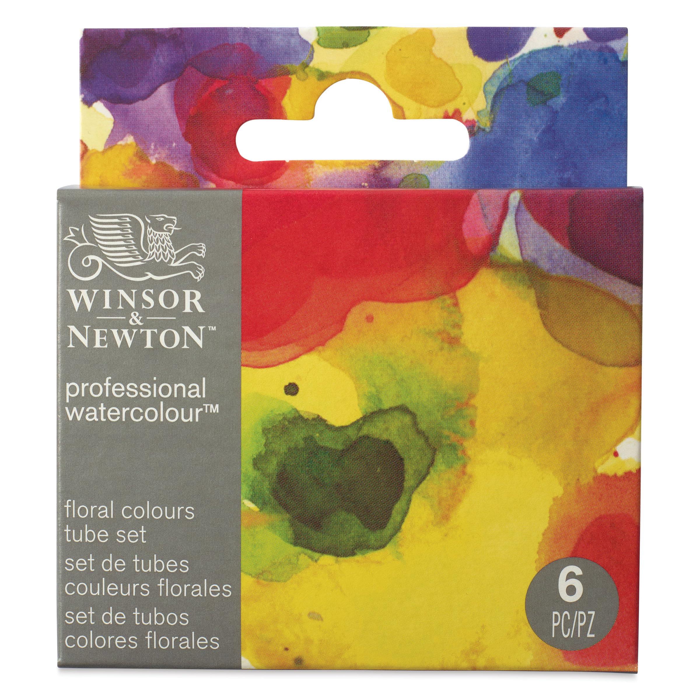 Professional Watercolor - Set of 6, Floral Colors, 5 ml