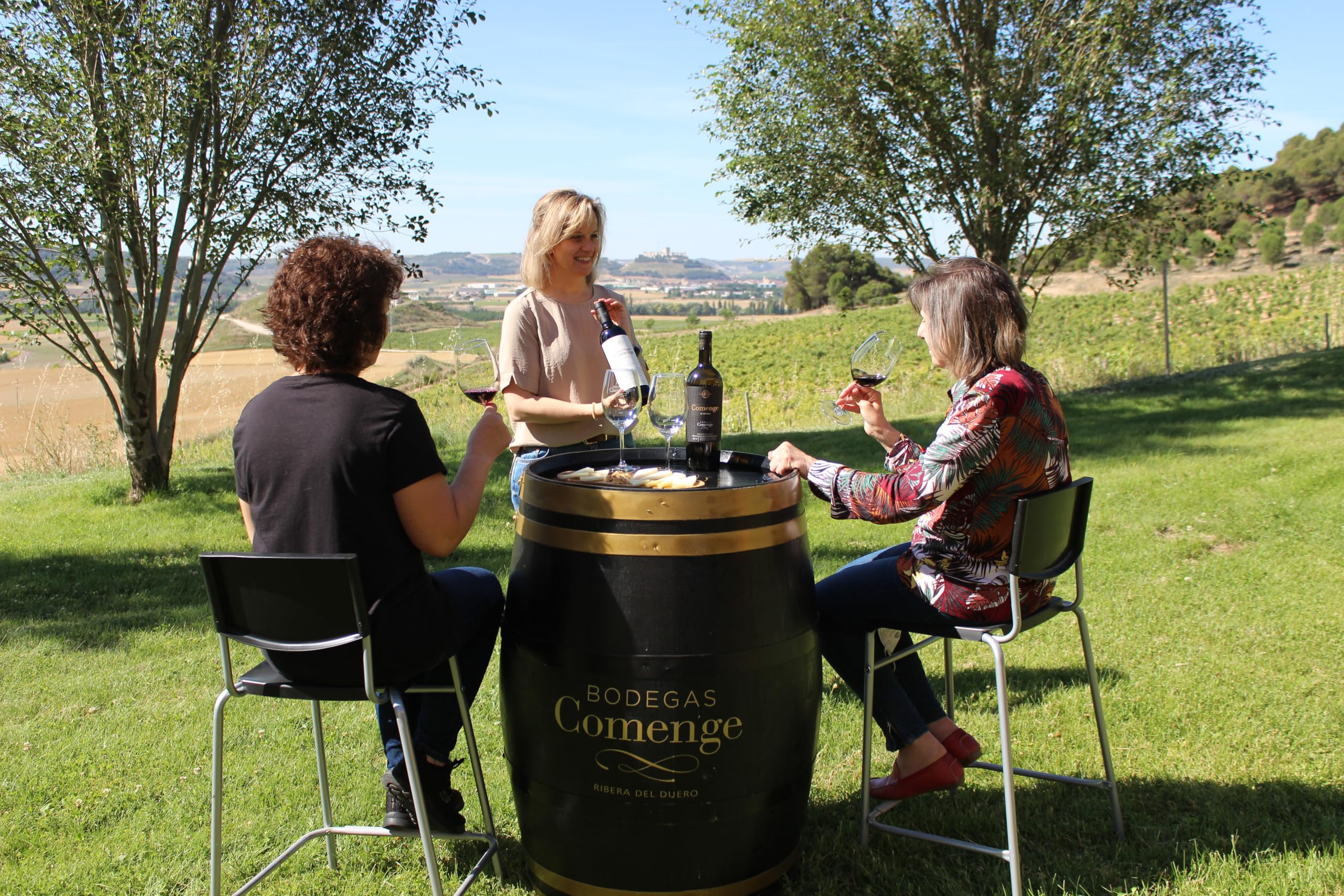 Vino Reserva Ribera del Duero - Pack 2 Familia Comenge + Incluye sacacorchos premium –100% Vino Tempranillo 2020 – Caja Regalo (93 Puntos Peñín) de Bodegas Comenge