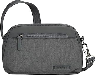 Travelon Anti-Theft Metro Dome Crossbody, Gray Heather