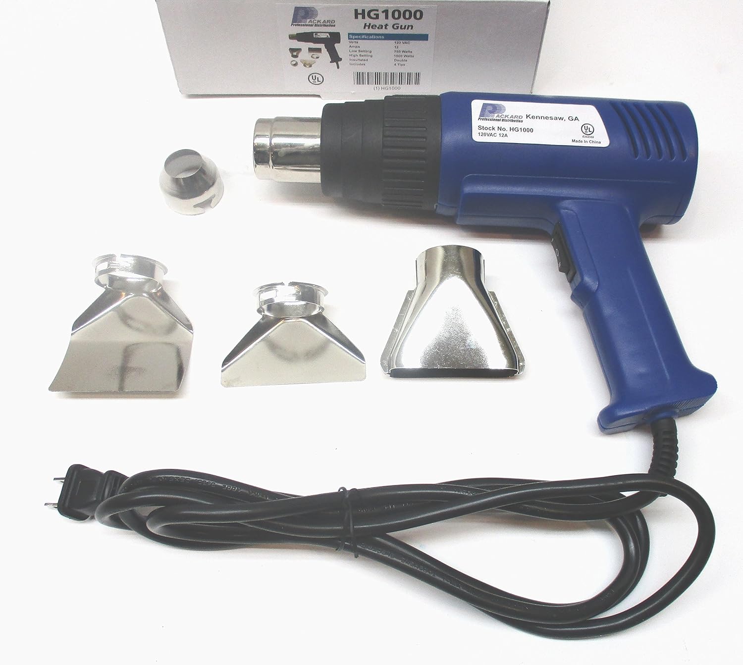 Heat Gun 115 Volts 12 Amp 7501500 Watts Power Heat Guns