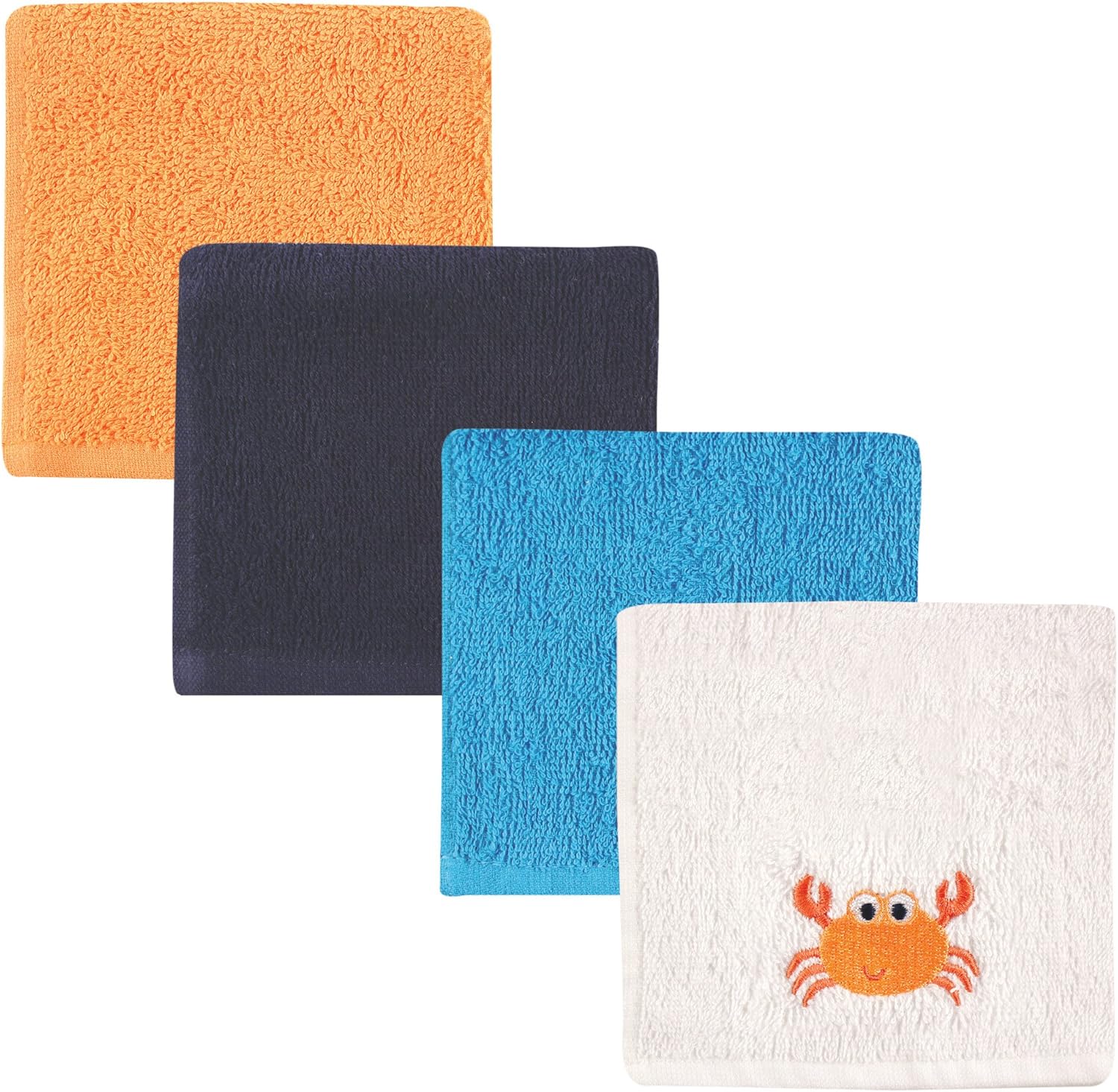 Luvable Friends Unisex Baby Super Soft Cotton Washcloths, Pink, One Size (Pack of 2)