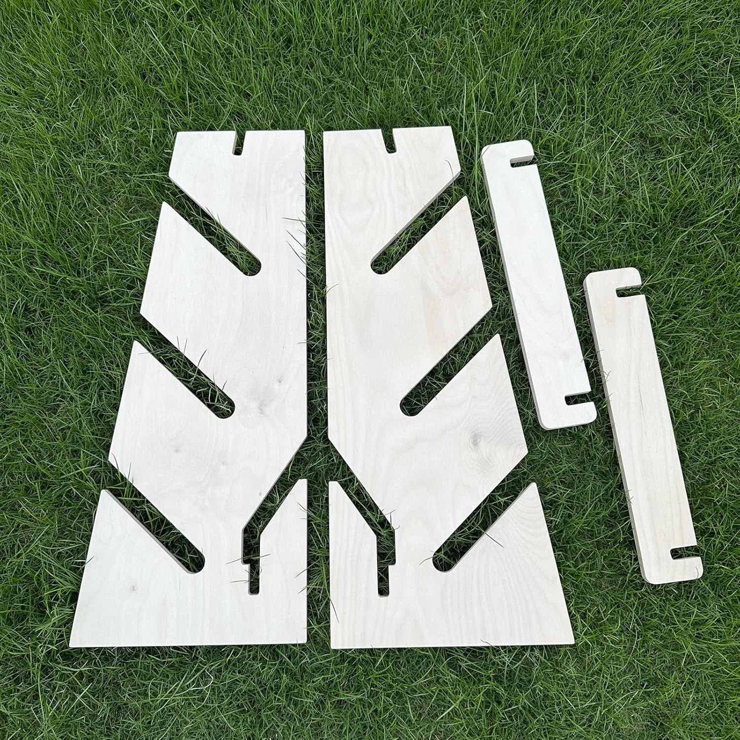 3/7-Tier Snowboard Storage Rack,Freestanding Surfboard Storage Organizer Hanger,Wooden Display Rack,30kg Load Capacity,Clip Splicing Installation