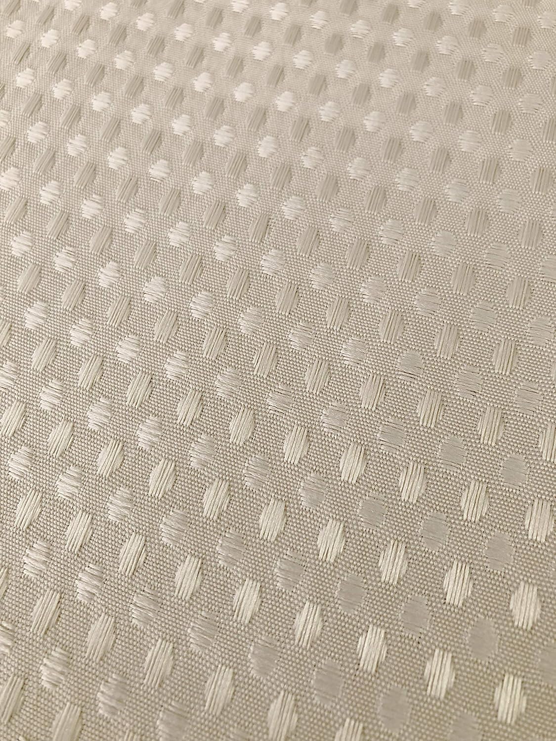 Dainty Home Honeycomb Waffle Weave Hotel Style Shower Curtains, 70 inch x 72 inch, Neutral Beige