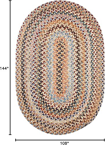 Miniatura 117 de Tapete reversible de lana, texturizado, grueso, trenzado. , Lana, Azul (Blue Dragon) Roca Negra,Azul (Blue Dragon),Mezcla azul y verde,Rojo