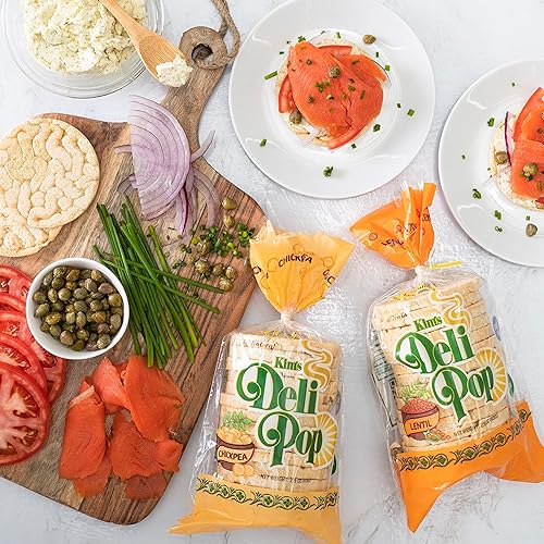 Miniatura 3 de Deli Pop Grain Cakes - Paquete de 12  Sabor a lentejas  20 pasteles por paquete  Keto, paleo, multigrano, vegano natural  Snack coreano sin azúcar