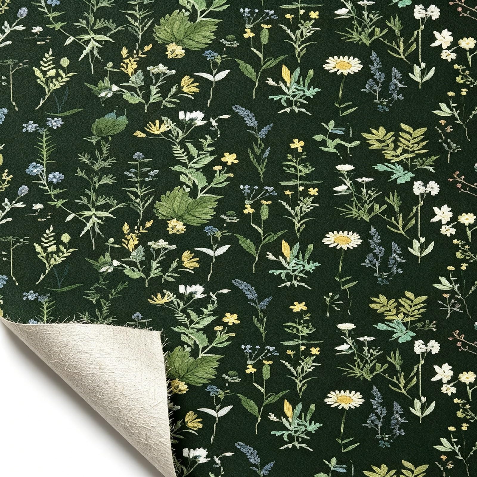 Zynqra X Floral Peel And Stick Wallpaper,Removable Self Adhesive,For Bedroom Walls(,L300cm/118.1In*W44cm/17.3In)