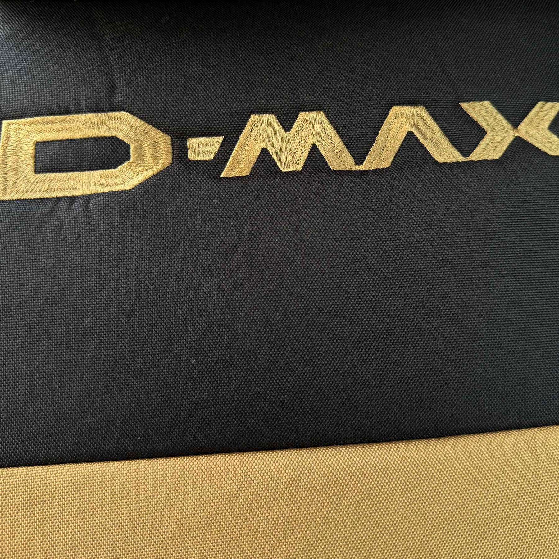 Housses de siège avant de voiture imperméables en toile noire et marron coyote pour Isuzu D Max D-Max