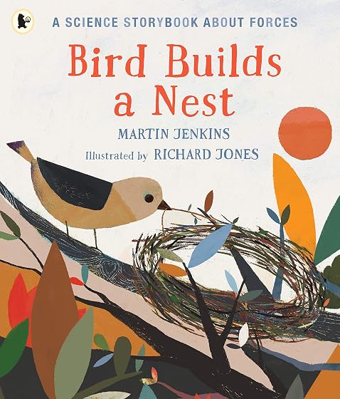 Bird builds a nest