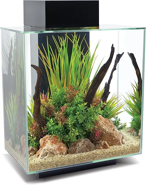 Fluval Edge LED 2.0 Nano Acuario Negro 46L - Acuario Fluval Edge 23 Litros