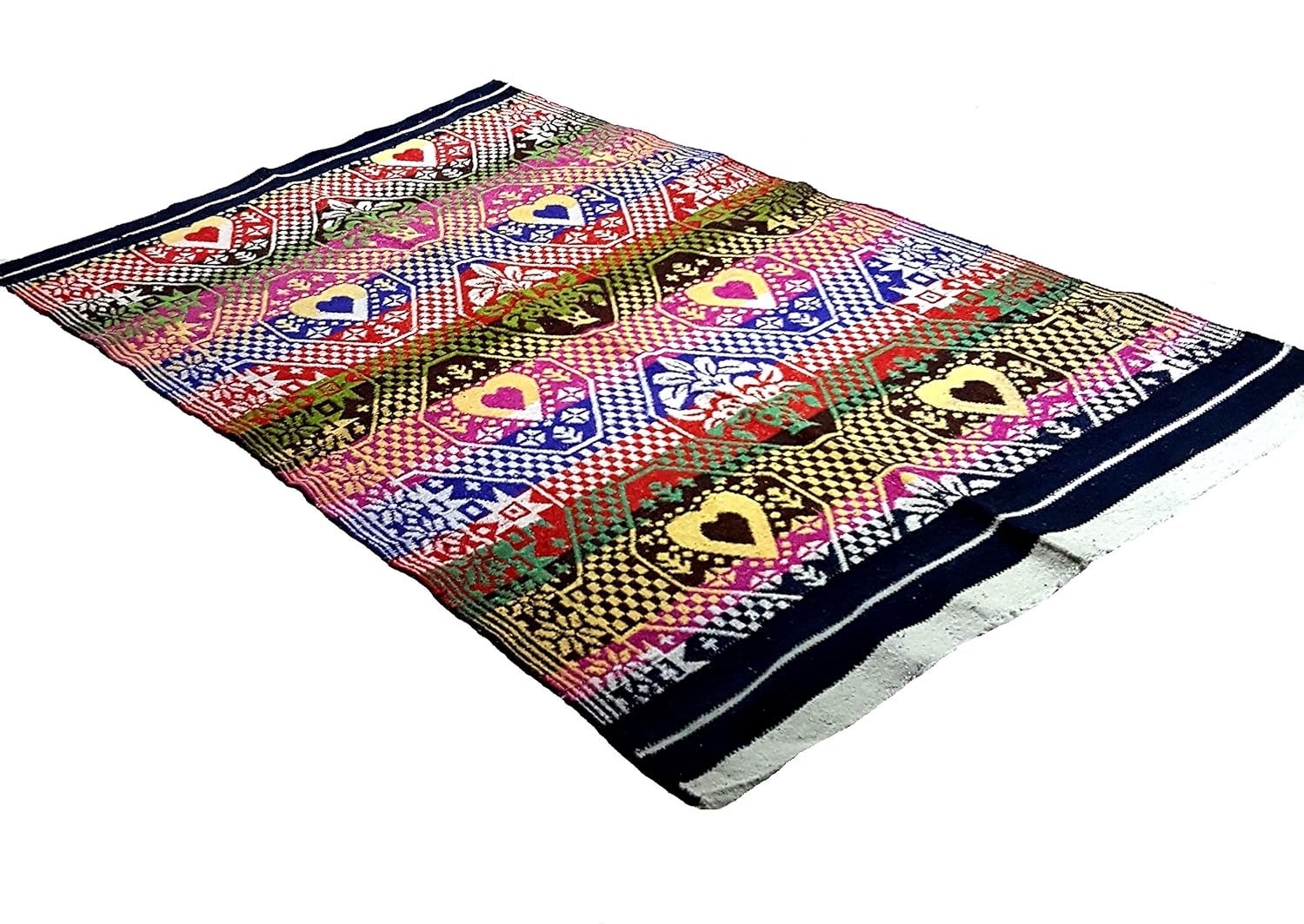 Buy HASHTAG Handloom Carpet (Cotton,3.5 x 6 ft,Multicolour) Online at