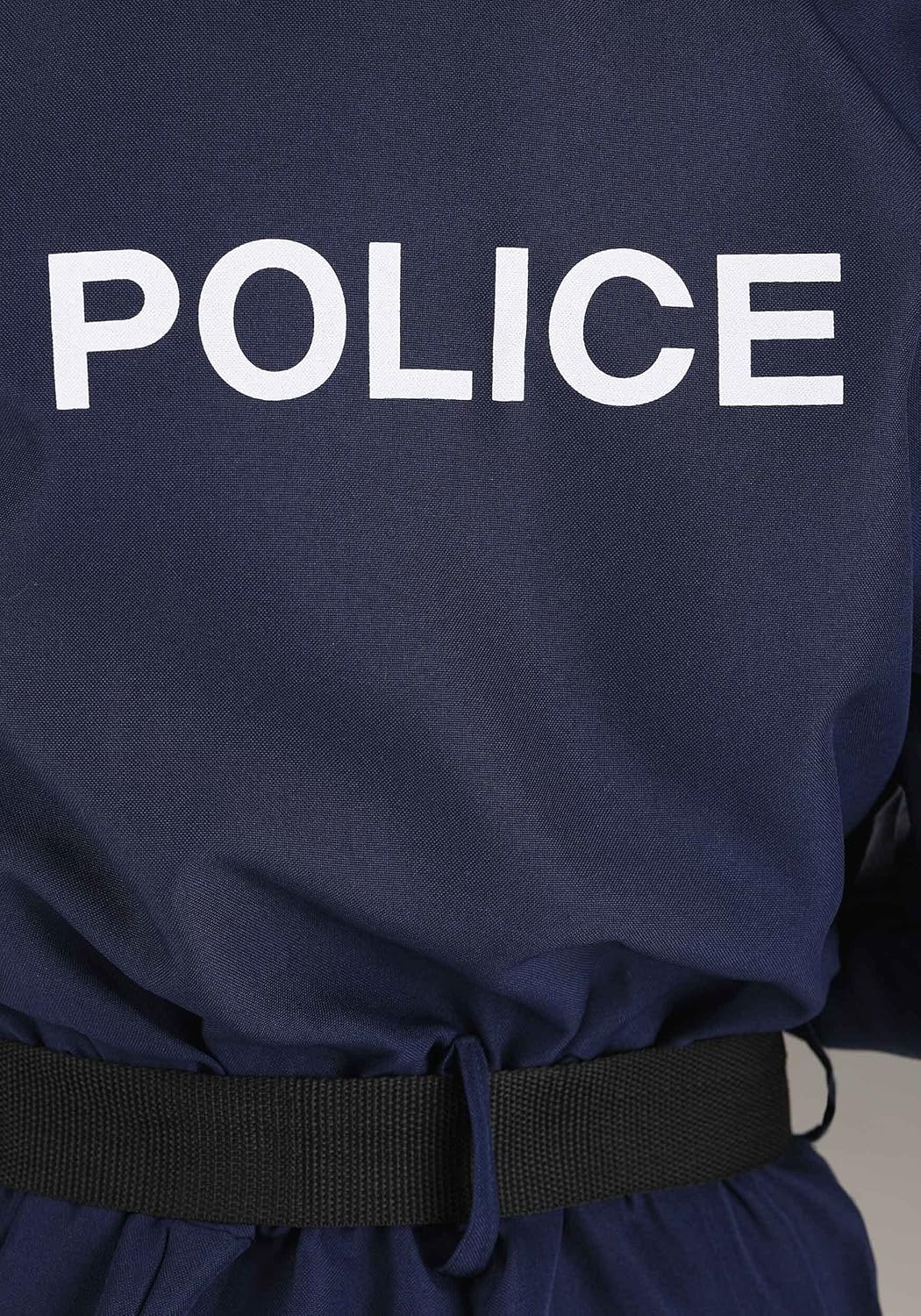 Fun Costumes Girls Tactical Cop Jumpsuit Costume | Kids Police Outfit With Logos, Hat, and Belt For Halloween & Dress Up - Image 8