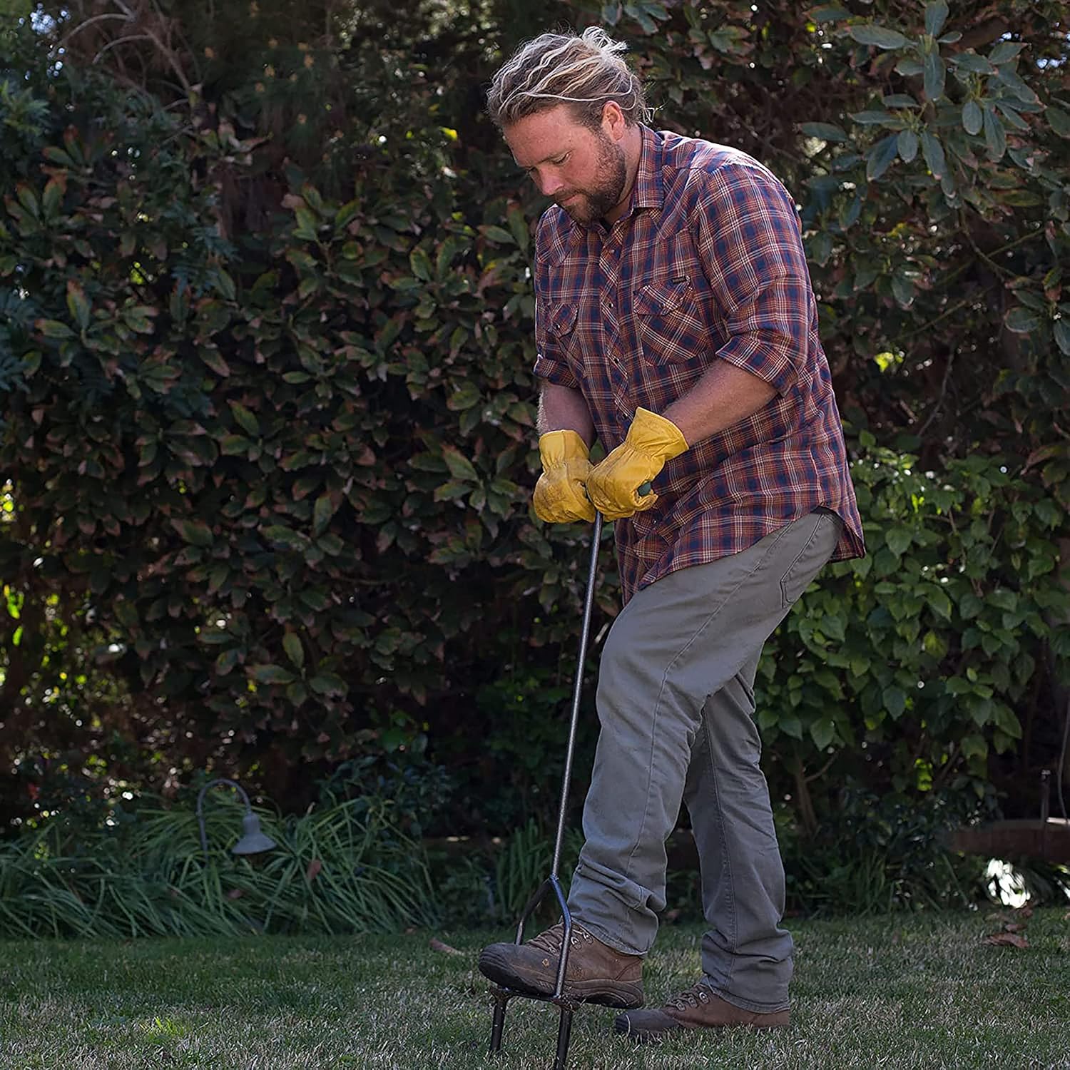 Buy Yard Butler ID6C Manual Lawn Coring Aerator Grass Dethatching