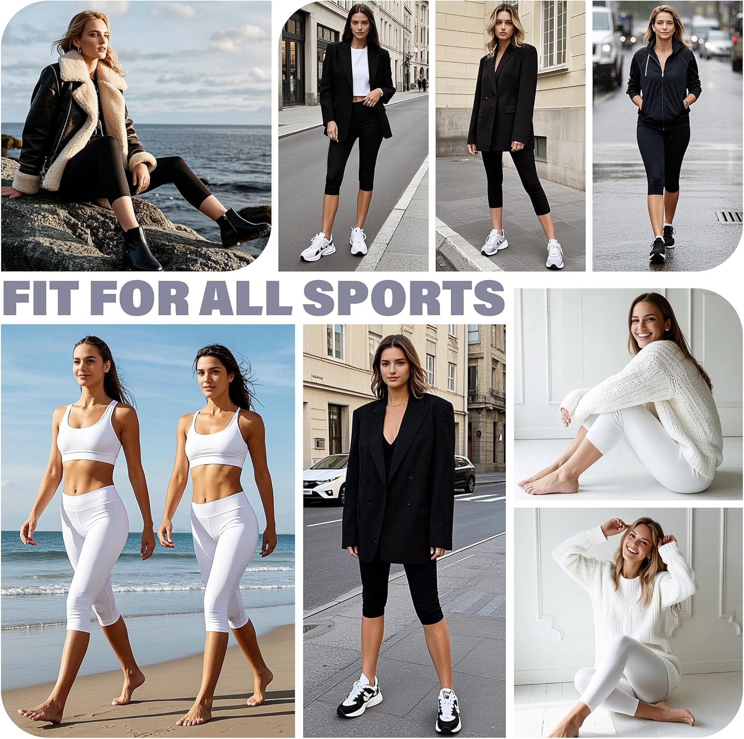 CHANAN High Waisted Leggings for Women No See Through Tummy Control Buttery Soft Yoga Pants for Workout Athletic Running - Image 7