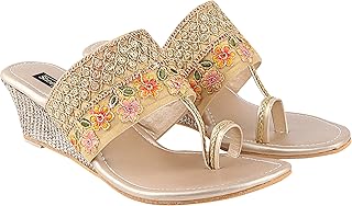 shoetopia Women's & Girl's Woven Design Wedges Heels-picture-41