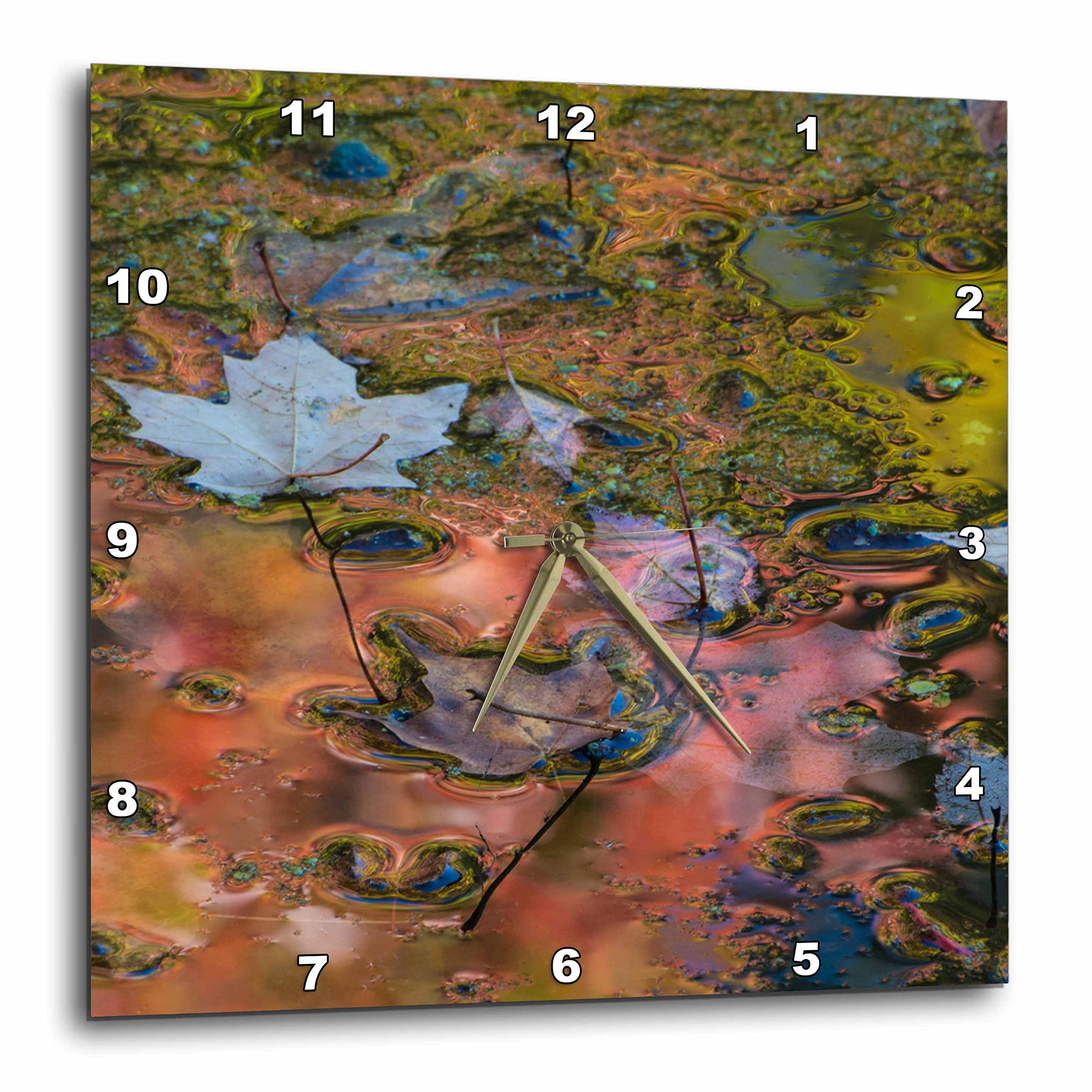 Horloge murale design automne de 3dRose, une idée de cadeau originale pour pendaison de crémaillère