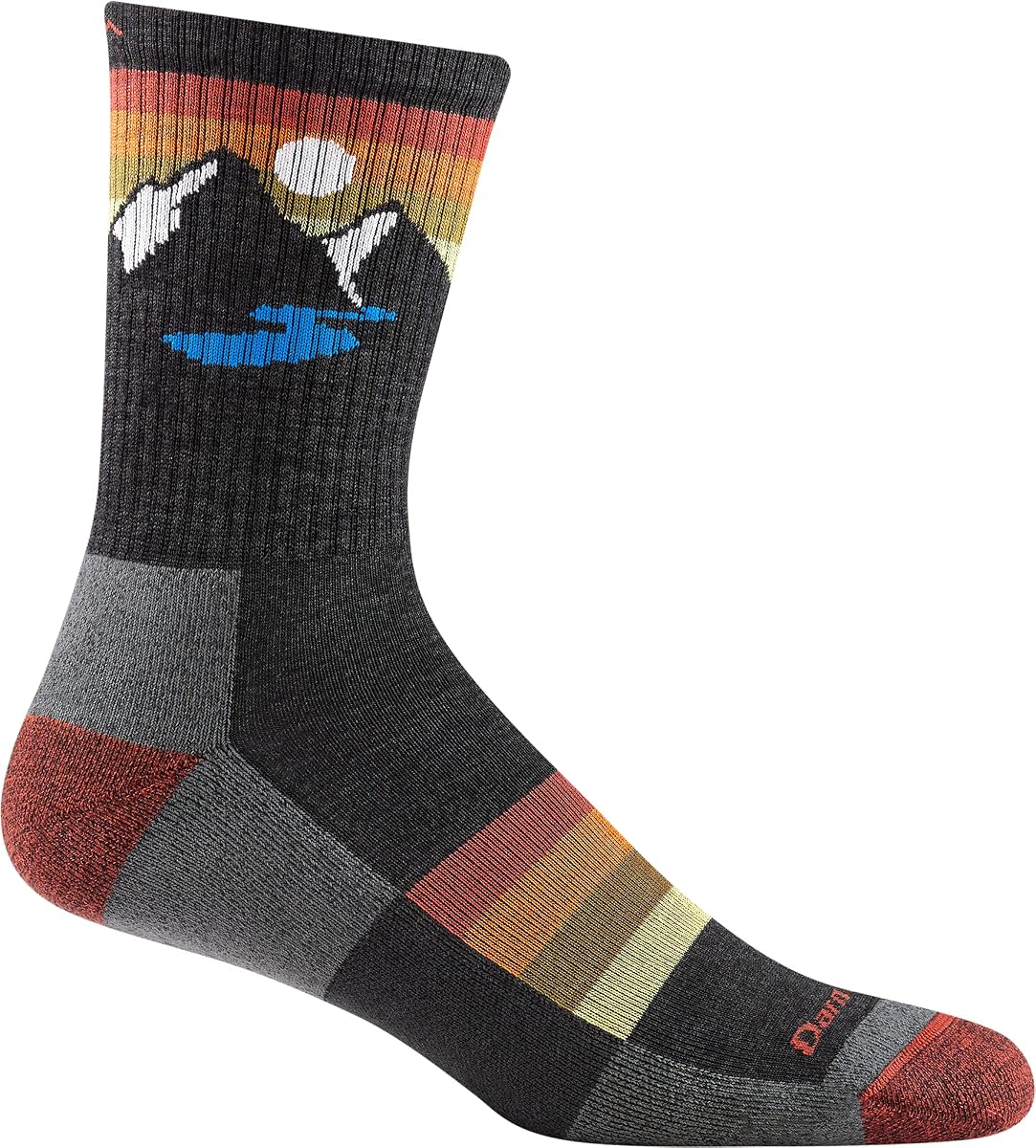 Men's Sunset Micro Crew Cushion Hike Socks (1997)
