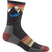 Darn Tough Vermont Sunset Ridge Crew Lightweight with Cushion Sock