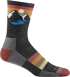 Darn Tough Vermont Sunset Ridge Crew Lightweight with Cushion Sock