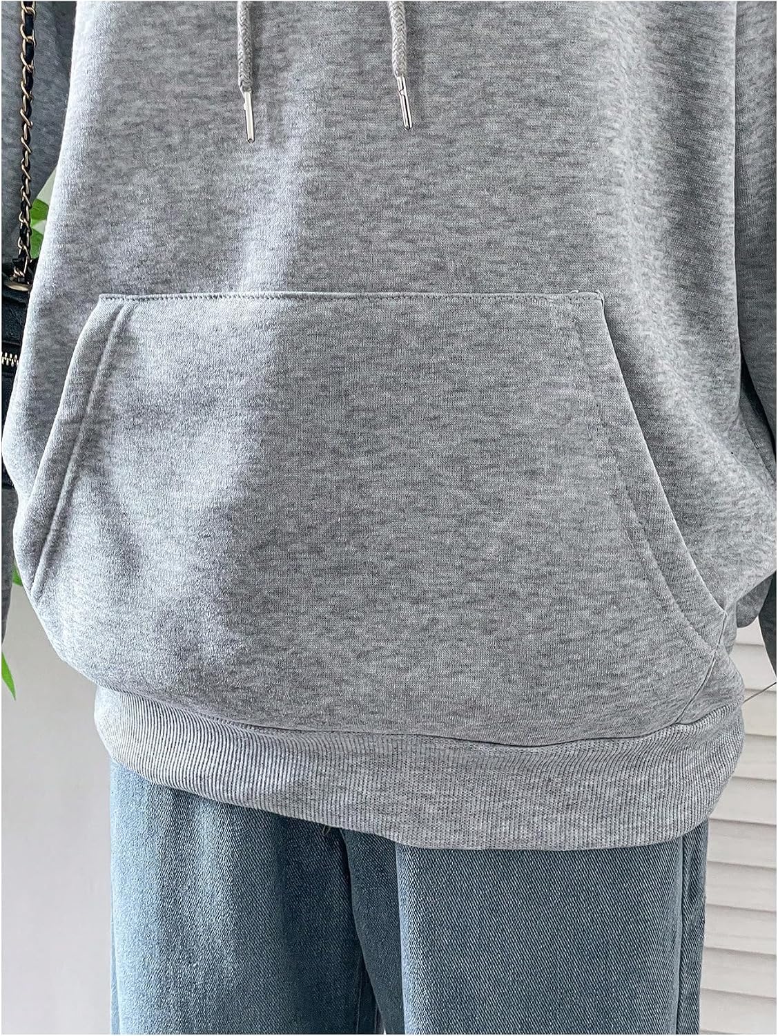 SweatyRocks Women's Oversized Graphic Hoodies Pullover Long Sleeve Bear Print Sweatshirt with Pocket
