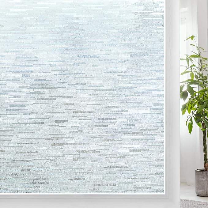 DOWELL Privacy Window Film, Frosted Glass Window Film, Non