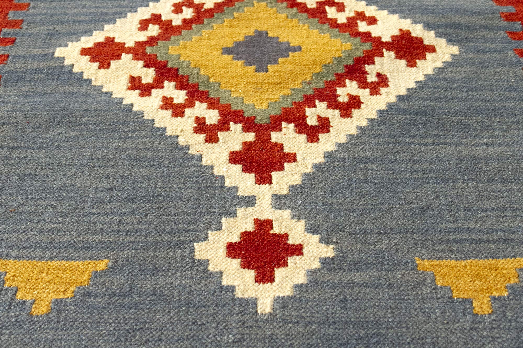 HAMID - Tappeto di Design Orientale Kilim Lori, Tappeti di Lana, Kilim Tessuti a Mano, Tappeti per Sala da Pranzo, Camera da Letto, Soggiorno, Corridoio, Salotto (D.1, 250x80 cm)