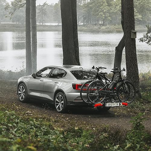 Thule Epos Piattaforma Gancio Traino Portabici Pieghevole Black, 2 bikes - 6