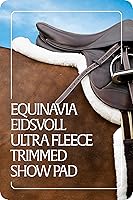 Vista 7 de Equinavia Eidsvoll - Almohadilla de sillín inglesa en forma de salto con ribete ultra polar