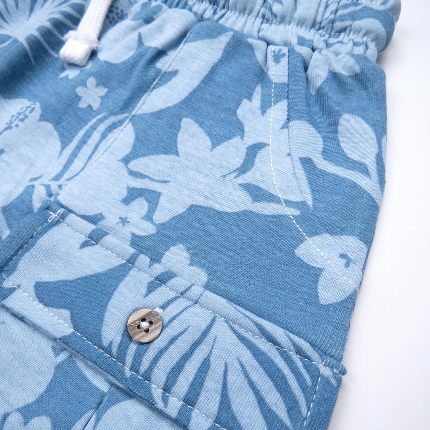 3 Piece Short Sleeve Top, Short and Hoodie Set for Infant Baby Boys, Girls, Unisex - Image 4