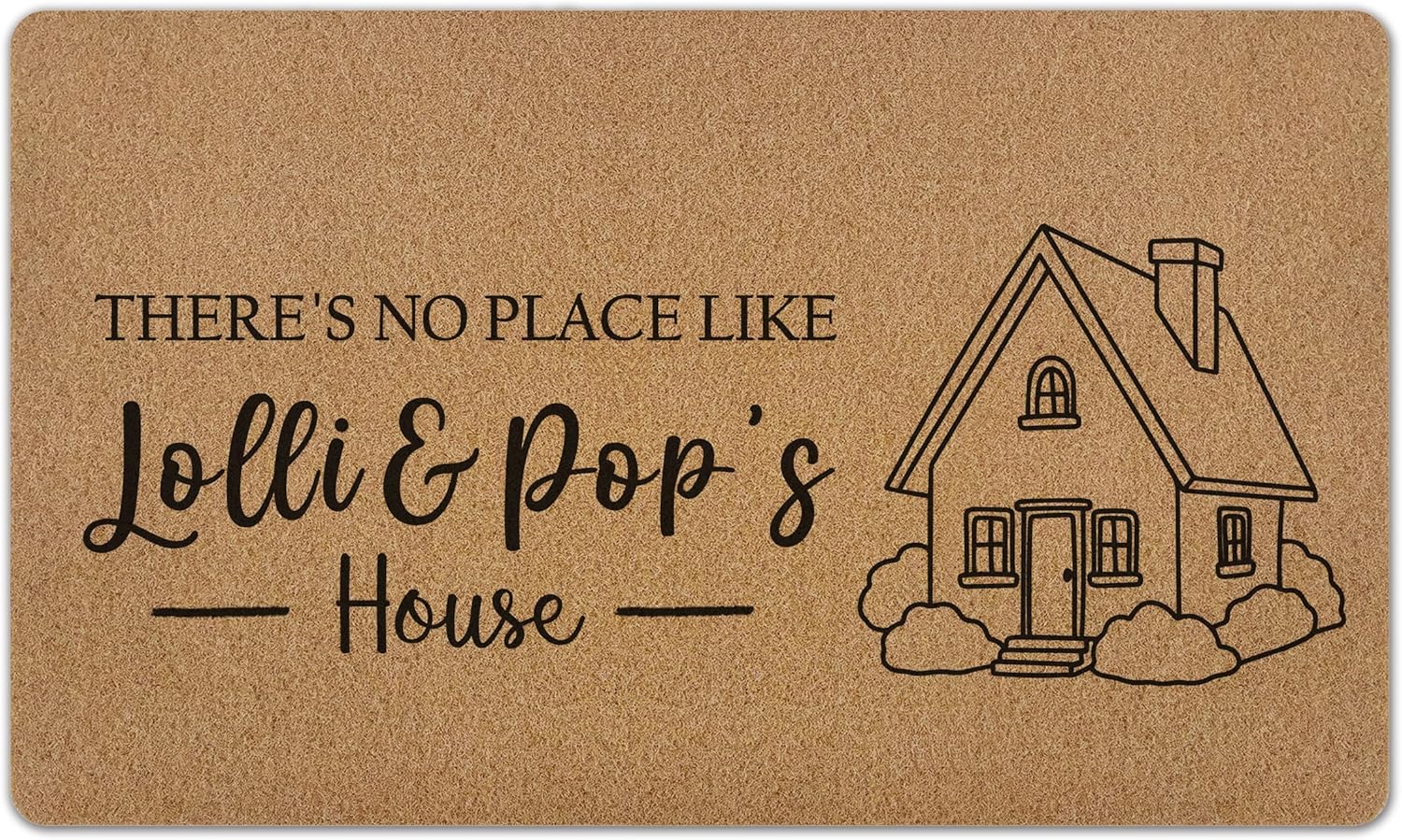 Lolli Pop Gifts Door Mat, Lolli Pops Gift for Grandma, Mothers Day Fathers Day Housewarming Gifts for Grandma Grandpa from Grandkids, Grandparents Artificial Coir Doormat for Entry, 17x30 in