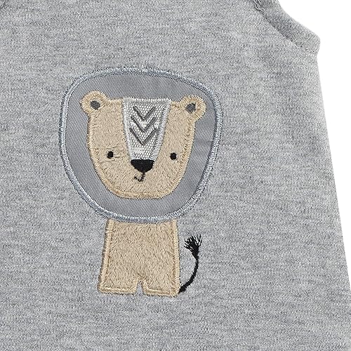 Miniatura 9 de Lambs  Ivy Jungle Safari - Juego de ropa de cama de 6 piezas para cuna de bebé grisbronceadoblanco