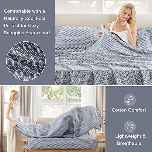 Vista 238 de Comfort Spaces - Sábanas con fundas de almohada Gris diamante