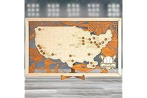 Baseball Stadium Scratch Off Map | Track Your Visited Major League Ballparks