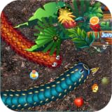 Tap lightning button and speed up in front of others’ head by slithering.