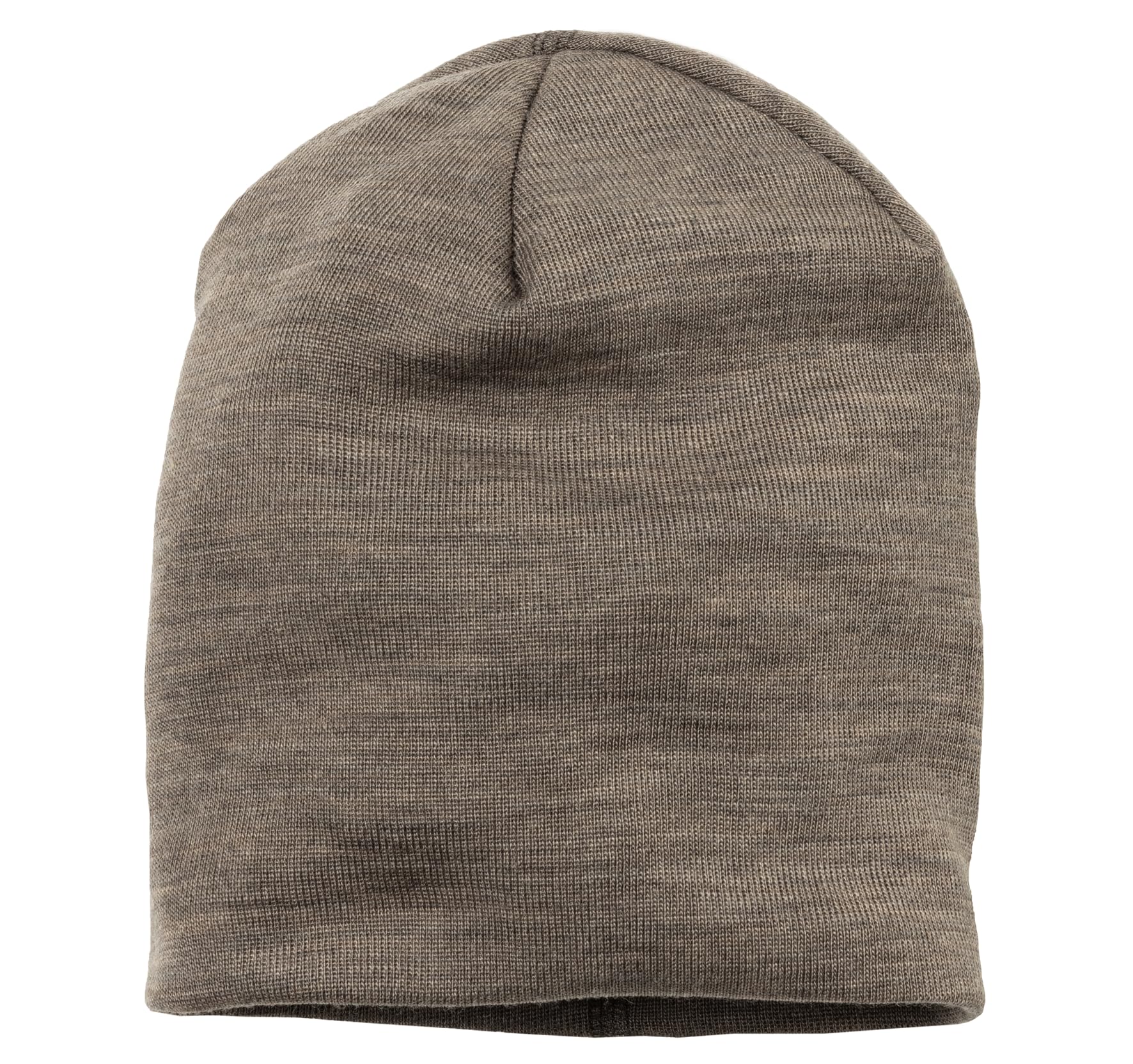 Engel Natural Merino Beanie Children's Hat, 70% Wool (kbT), 30% Silk, GOTS Certified, walnut, 6-12 Months