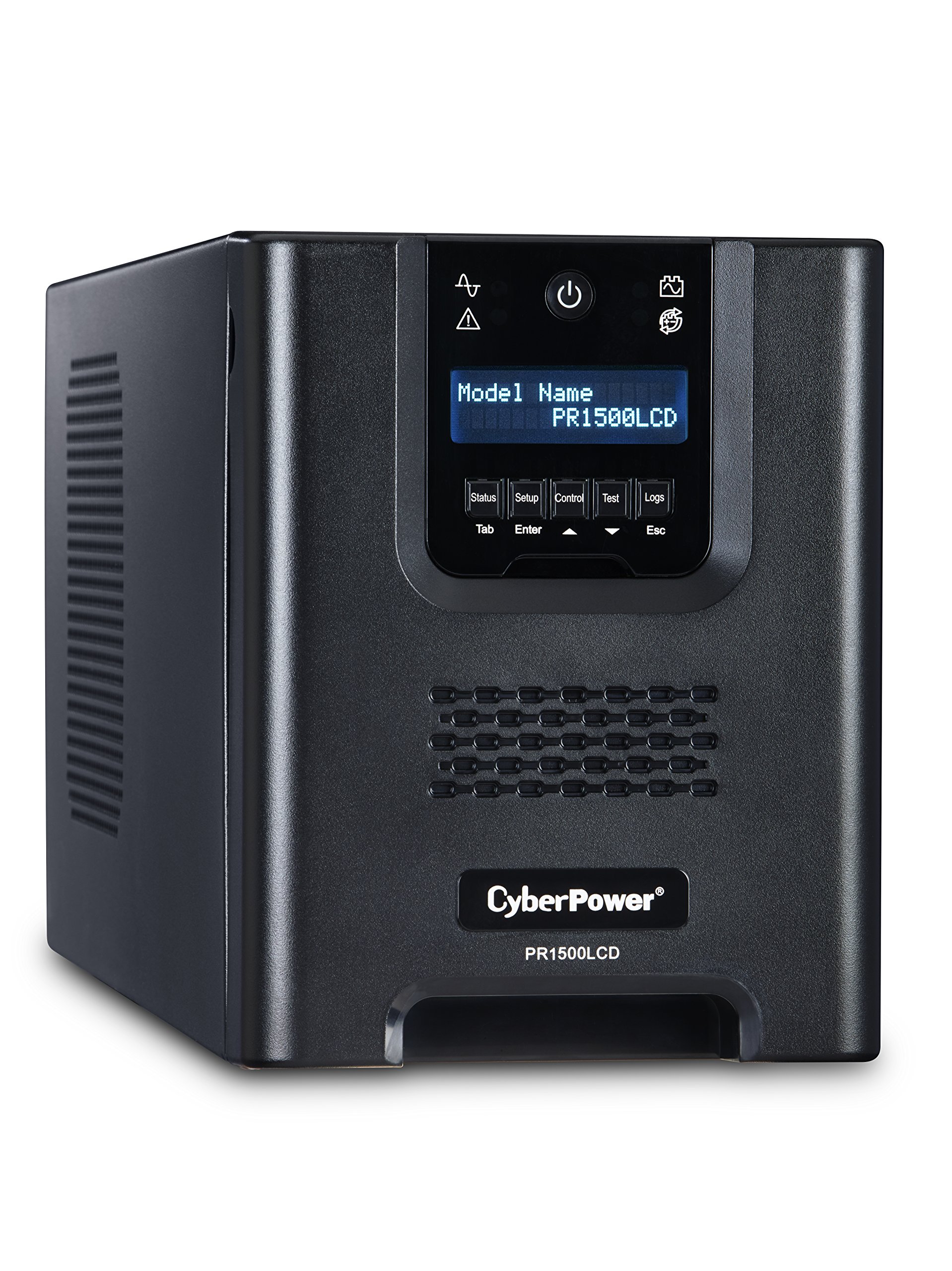 CyberPower PR1500LCD Smart App Sinewave UPS System, 1500VA/1500W, 8 Outlets, AVR, Mini-Tower