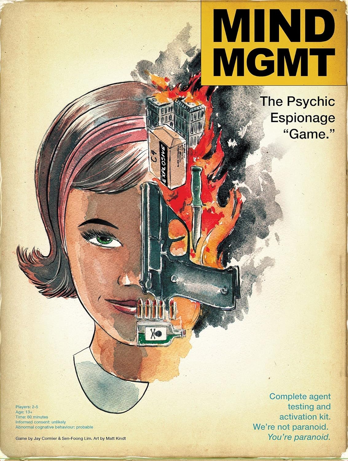 Mind MGMT: The Psychic Espionage Game by KTBG Burnt Island, Strategy Board Game