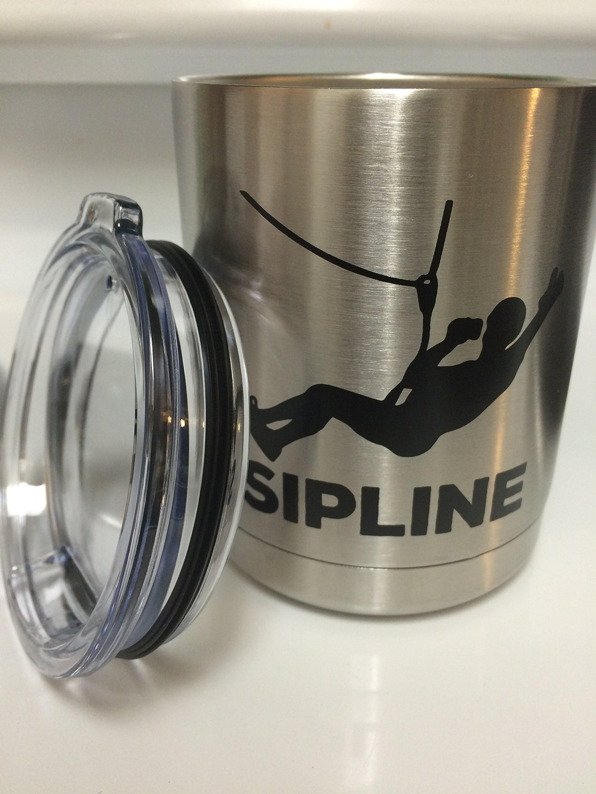 SIPLINE 10 OZ Stainless Steel Vacuum Insulated Lowball Tumbler Rambler Flash Traveler Mug Thermos Cup Perfect for Tea | Coffee | Water | Indoor & Outdoor
