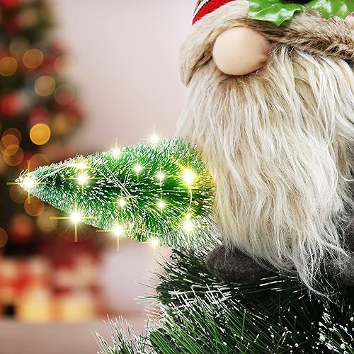 Miniatura 5 de Decoración para árbol de Navidad, decoración de gnomo de Navidad, decoración de árbol de estrella, adorno de árbol de Navidad de gnomo, decoración