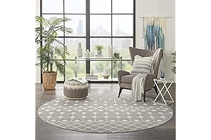 Stunning Nourison Grafix 8x8 Round Rug: Enhance Your Living Spaces