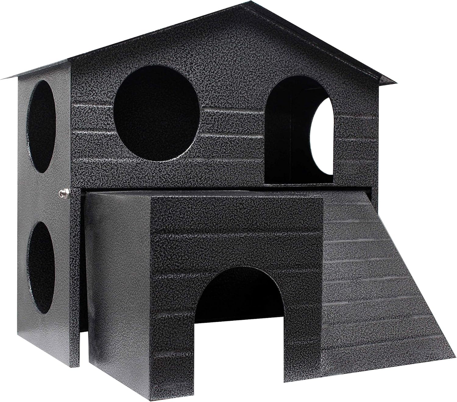 Felix & Fido SafeHaven XL All Metal Small Animal Hideaway Hut. Solid Safe Construction. All Smooth Edges. ChewProof. Foldable Design. Guaranteed for Life