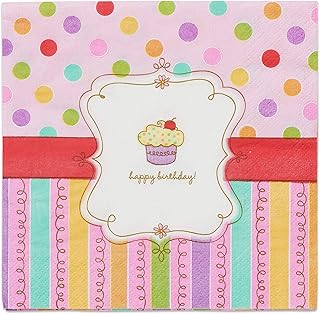 American Greetings 16 Count Party Supplies Sweet Stuff Lunch Napkins
