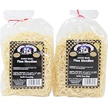 Amish Wedding Fine Egg Noodles Bags, 16 Ounce Pack of 2