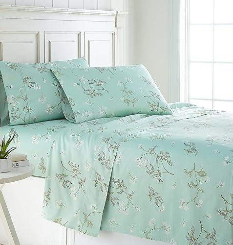 Miniatura 18 de Southshore Fine Living, Inc., Sábanas de 100% algodón tamaño California King, juego de sábanas de algodón de 300 hilos, sábana bajera ajustable con