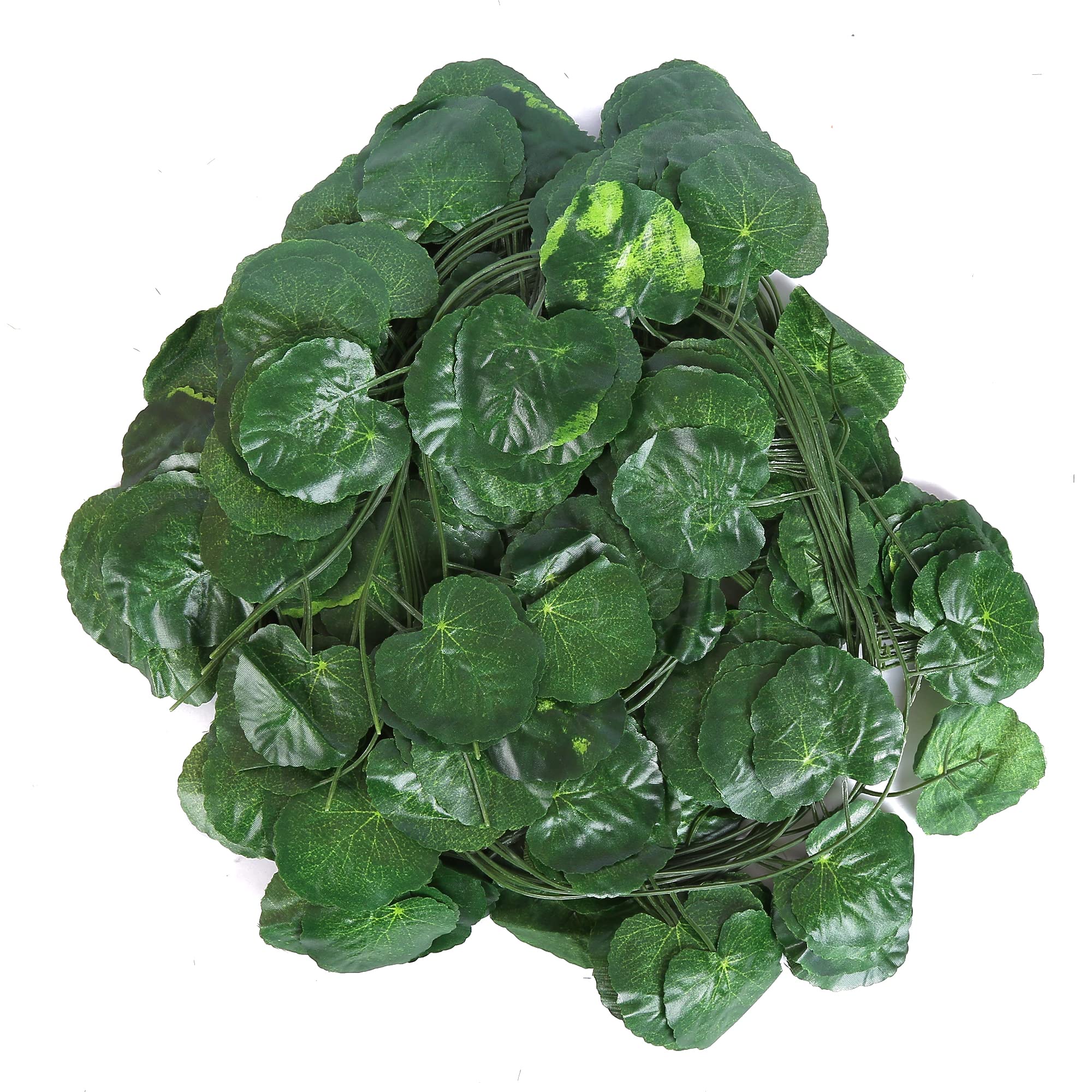 10Pcs Artificial Money Plant Leaves Garlands Plants Creepers Fancy Hanging Vine Creeper Jellyfish Leaf Home Decor Office Door Wall Balcony mandir Hotel Decoration Party Festival Craft 7.5ft by RAGOMA (B0B673ZHJF) Amazon Price History, Amazon Price Tracker