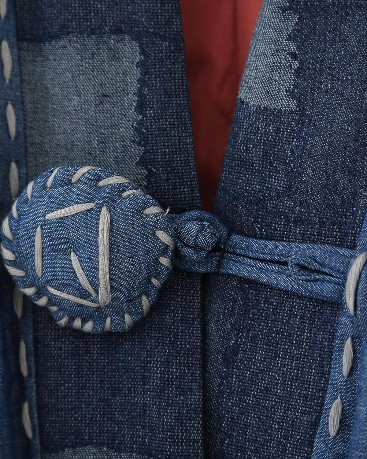 Women's Quilted Denim Kimono Coat Long Sleeve Open Front Jacket with Pockets Warm Winter Plus Size Loose Fit