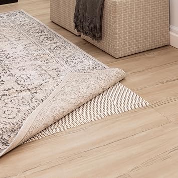 Mohawk Home 8' x 11' Non Slip Rug Gripper Utility Rug Pad Grips Keeps Area Rugs in Place - for Hard Floors