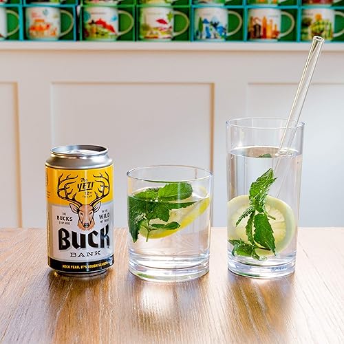 Miniatura 3 de Youngever Juego de 8 vasos de plástico para beber, vasos de plástico de moda antigua, vasos de plástico reutilizables para whisky y cerveza,